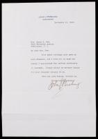 John "Black Jack" Pershing. Typed Letter Signed Dated 1943