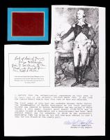 George Washington: Strands of Hair with Signed COA by Charles Hamilton with Provenance. From the Custis-Powell Family