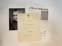 Lyndon B. Johnson - Typed Letter Signed as Former President, 1970, with PSA/DNA LOA