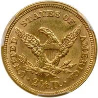 1852 $2.50 Liberty PCGS AU58 - 2