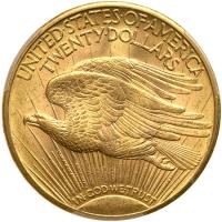 1920 $20 St. Gaudens PCGS MS63 - 2