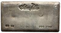 50 ozt 999 Fine Silver Towne Bar