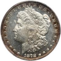 1878 Morgan $1. 7 Tail Feathers, Rev of 1878 PCGS MS63 PL