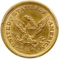 1907 $2.50 Liberty PCGS AU58 - 2