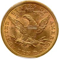 1882 $10 Liberty PCGS MS62 - 2