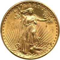 1924 $20 St. Gaudens PCGS MS64