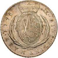 German States: Saxony. Taler, 1795-IEC XF - 2