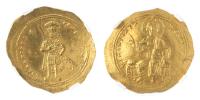 Isaac I Comnenus, 1057-1059. Gold Histamenon Nomisma (4.39g), 24mm