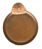 (ND) Lincoln 1&Acirc;&cent; MINT ERROR struck 90% off center on a U.S. Mint Medal Planchet. Unc