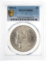 1890-S. Morgan Dollar. PCGS graded MS62