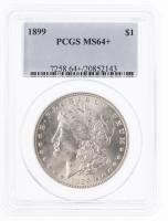 1899. Morgan Dollar. PCGS graded MS64 +