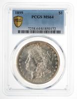 1899. Morgan Dollar. PCGS graded MS64