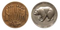 California Bicentennial Silver Medal, 1769-1969.. Unc