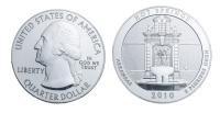 2010. 5oz Silver Quarter - Hot Springs. NGC graded MS69