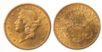 1904 $20 Liberty. AU50