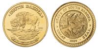 1988 South Dakota 1 Oz Gold Round