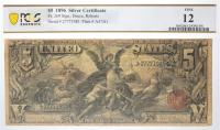 1896, $5 Silver Certificate Educational Note