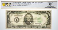 1934-A, $1000 Federal Reserve Note San Francisco