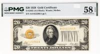 1928, $20 Gold Certificate