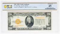 1928, $20 Gold Certificate