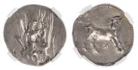 Crete, Gortyna. Ca. 350-270 BC. Silver Stater (11.42 gr.)