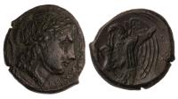 Sicily, Akragas. Struck under Phintias 287-282 BC. AE 23 mm (9.38 g). About XF