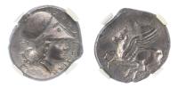 Sicily, Syracuse. Time of Timoleon and the Third Democracy. Silver Stater (8.20g)
Stater (8.2g), 344-317 BC