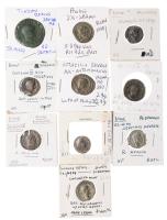 10-piece lot of different Ancient Roman Coins