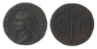 Tiberius (Divus Augustus). AE As (11.54 g) 27 mm. About VF