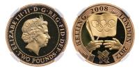 Great Britain. 2 Pounds, 2008. NGC graded PF69 Ultra Cameo