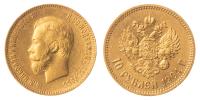 Russia. 10 Rubles, 1904 (AP). About Unc