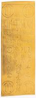 Viet Nam. Gold Tael, ND. Strip of pure gold. About XF