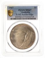 Australia. Silver Pattern Dollar, 1967. PCGS graded MS67