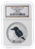 Australia. Dollar, 2007. NGC graded MS70