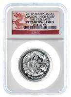 Australia. Dollar, 2012-P. NGC graded PF70 Ultra Cameo