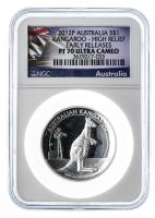 Australia. Dollar, 2012-P. NGC graded PF70 Ultra Cameo