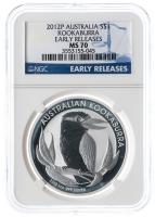 Australia. Dollar, 2012-P. NGC graded MS70