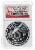 Australia. Dollar, 2013-P. NGC graded PF70 Ultra Cameo