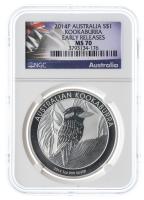 Australia. Dollar, 2014-P. NGC graded MS70