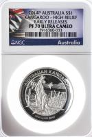 Australia. Dollar, 2014-P. NGC graded PF70 Ultra Cameo