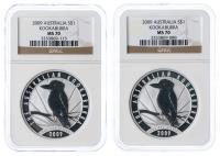 Australia. Dollar, 2009. NGC graded MS70