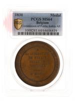 Belgium. Medal, 1830. PCGS graded MS64