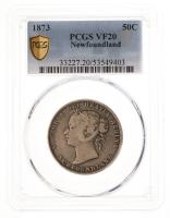 Newfoundland. 50 Cents, 1873. PCGS graded VF20