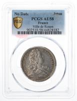 France. Silver Jeton, ND. PCGS graded AU58