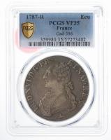 France. Ecu, 1787-R. PCGS graded VF35