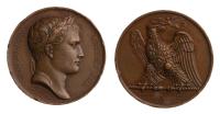 France. Victories Bronze Medal, 1807. VF