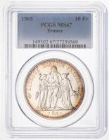 France. 10 Francs, 1965. PCGS graded MS67
