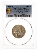 German New Guinea. Mark, 1894-A. PCGS graded Unc Detail (Cleaned)