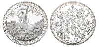 German States: Brunswick-Wolfenb&Atilde;&frac14;ttel. Restrike 4 Talers, 1685 (1978). Choice Brilliant Unc