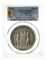 German States: Frankfurt am Main. 1848. PCGS graded MS62